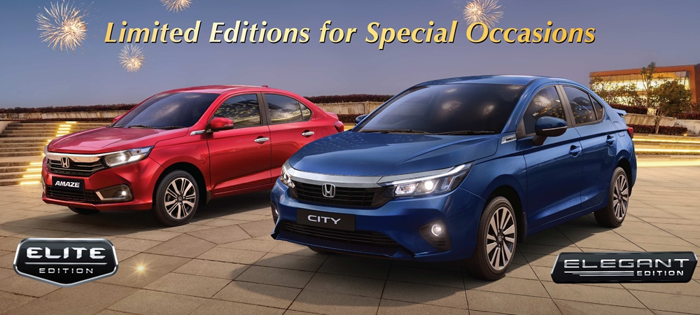 Honda unveils exclusive festive editions for City, Amaze models