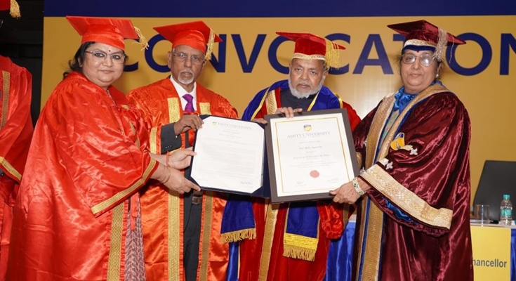 Dhanuka Group chairman Conferred ‘Honorary Doctorate’ by Amity University