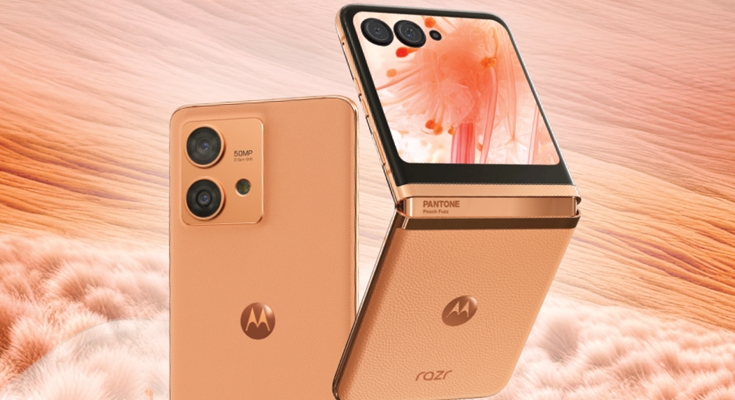 Pantone color of the year 2024: Get Motorola edge40 neo and razr40 ultra in Peach Fuzz